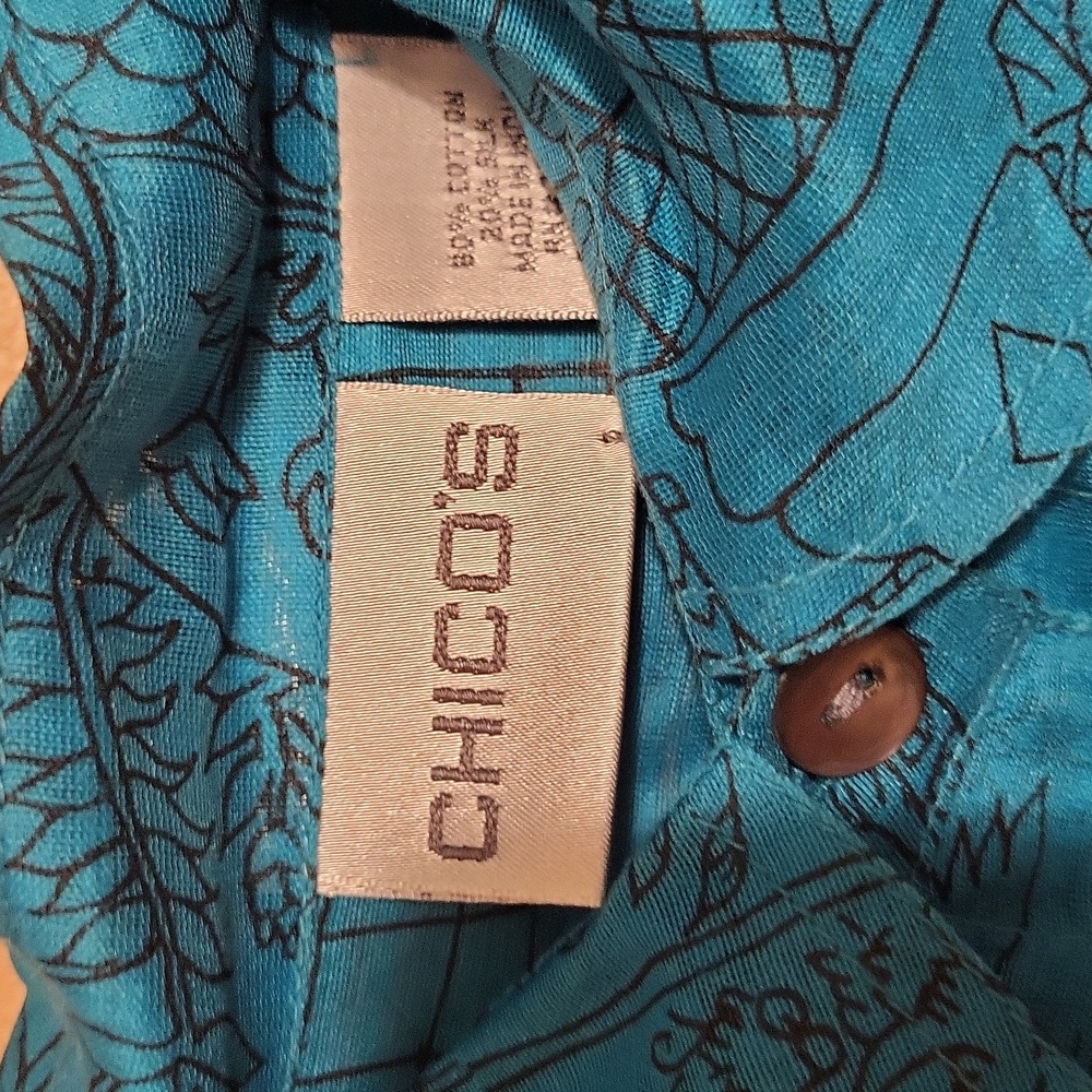 Chicos Size 3 Button Down - image 2